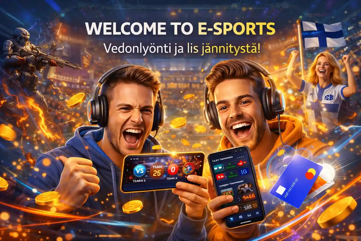 Suomalaiset pelaajat pelaavat esports-pelejä ja seuraavat otteluita mobiilissa